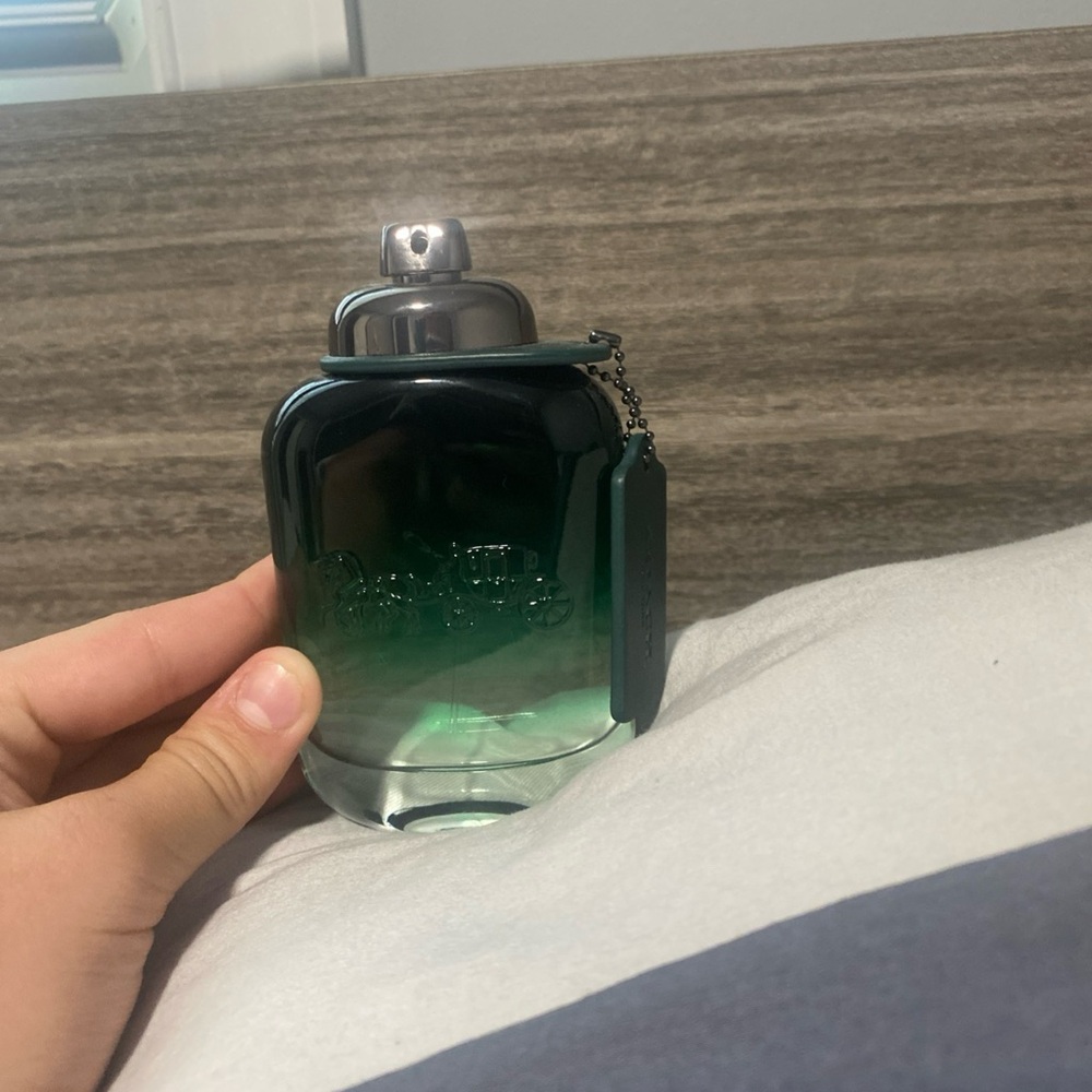 Coach Men's Green Ombre Fragrance Bottle